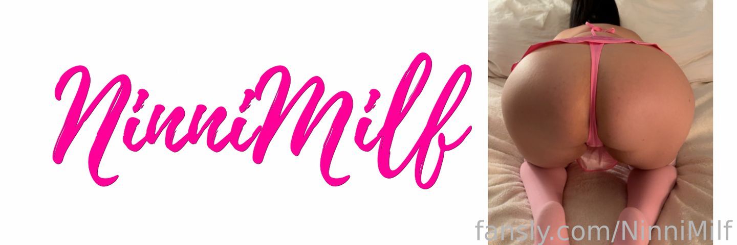 fansly NinniMilf profile banner  
