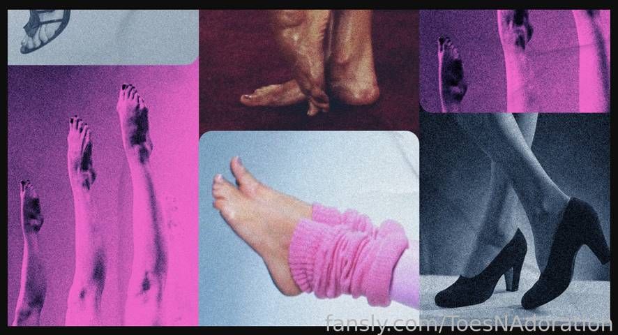fansly ToesN Adoration profile banner  