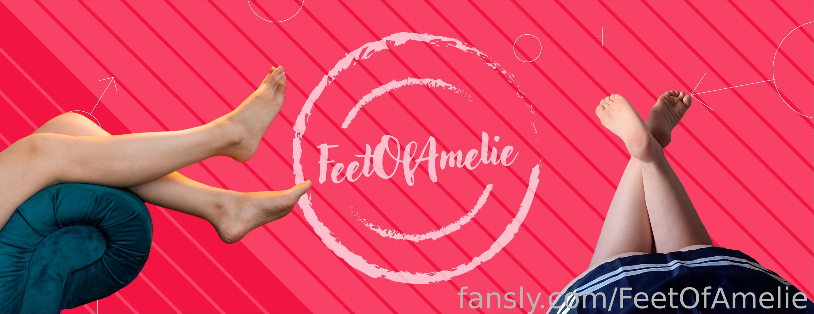 fansly FeetOfAmelie profile banner  
