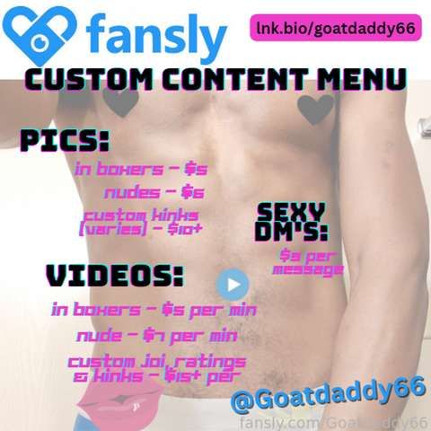 fansly Goatdaddy66 profile banner  