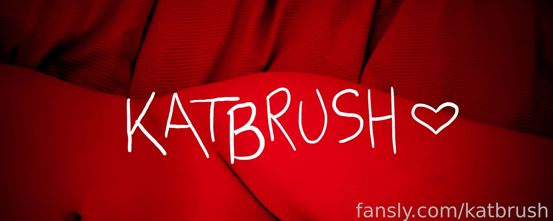 fansly katbrush profile banner  