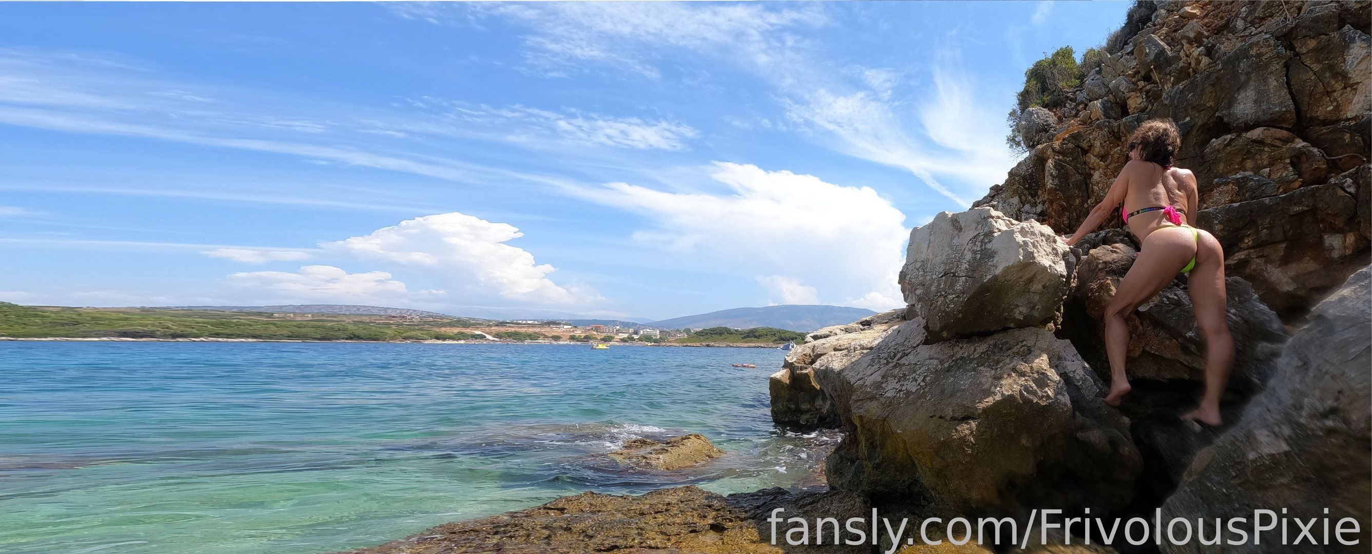 fansly Frivolous Pixie profile banner  