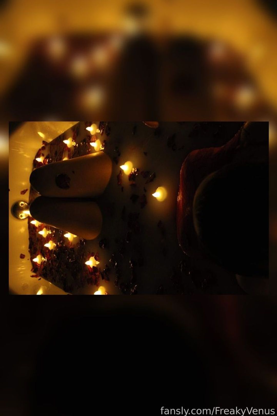 fansly FreakyVenus profile banner  