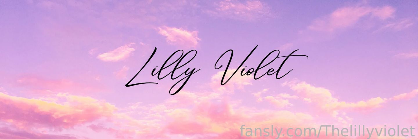 fansly Lilly Violet profile banner  