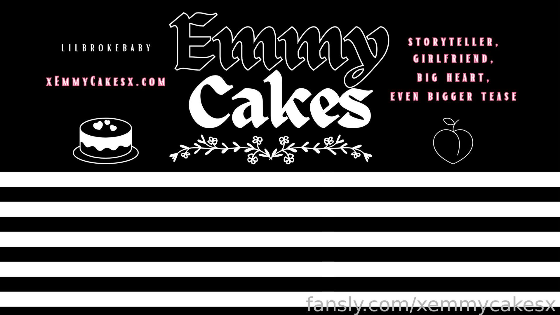 fansly xemmycakesx profile banner  