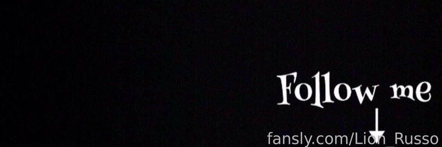 fansly Lion Russo profile banner