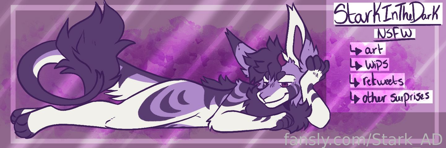 fansly StarkAD profile banner  