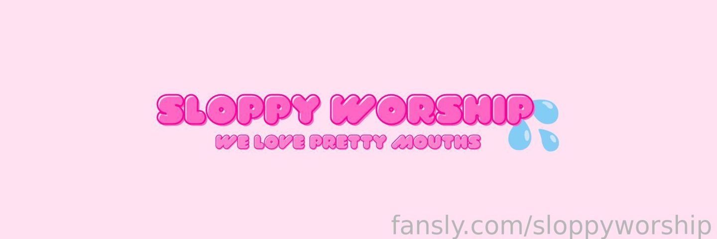 fansly sloppyworship profile banner