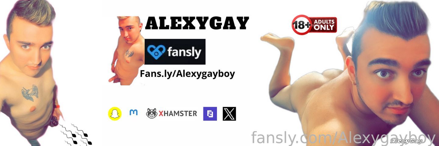 fansly Alexygayboy profile banner