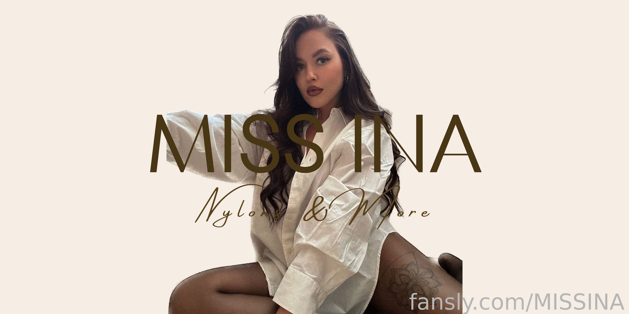 fansly MISSINA profile banner  
