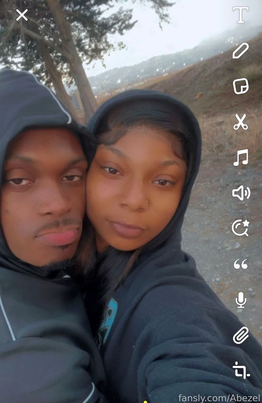 fansly Abezel profile banner  