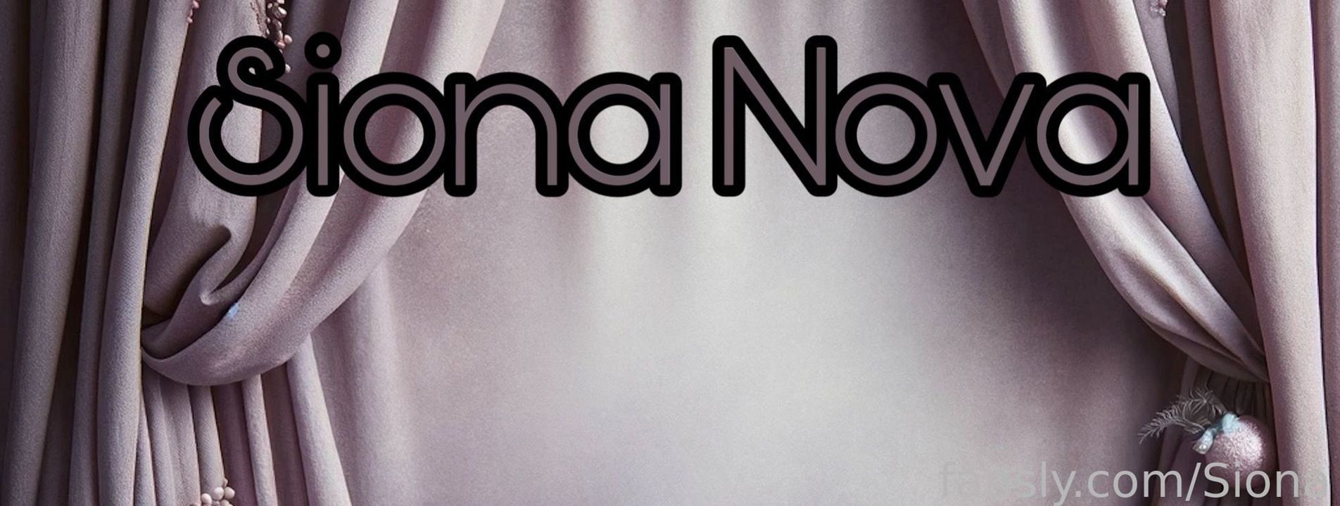fansly Siona Nova profile banner  