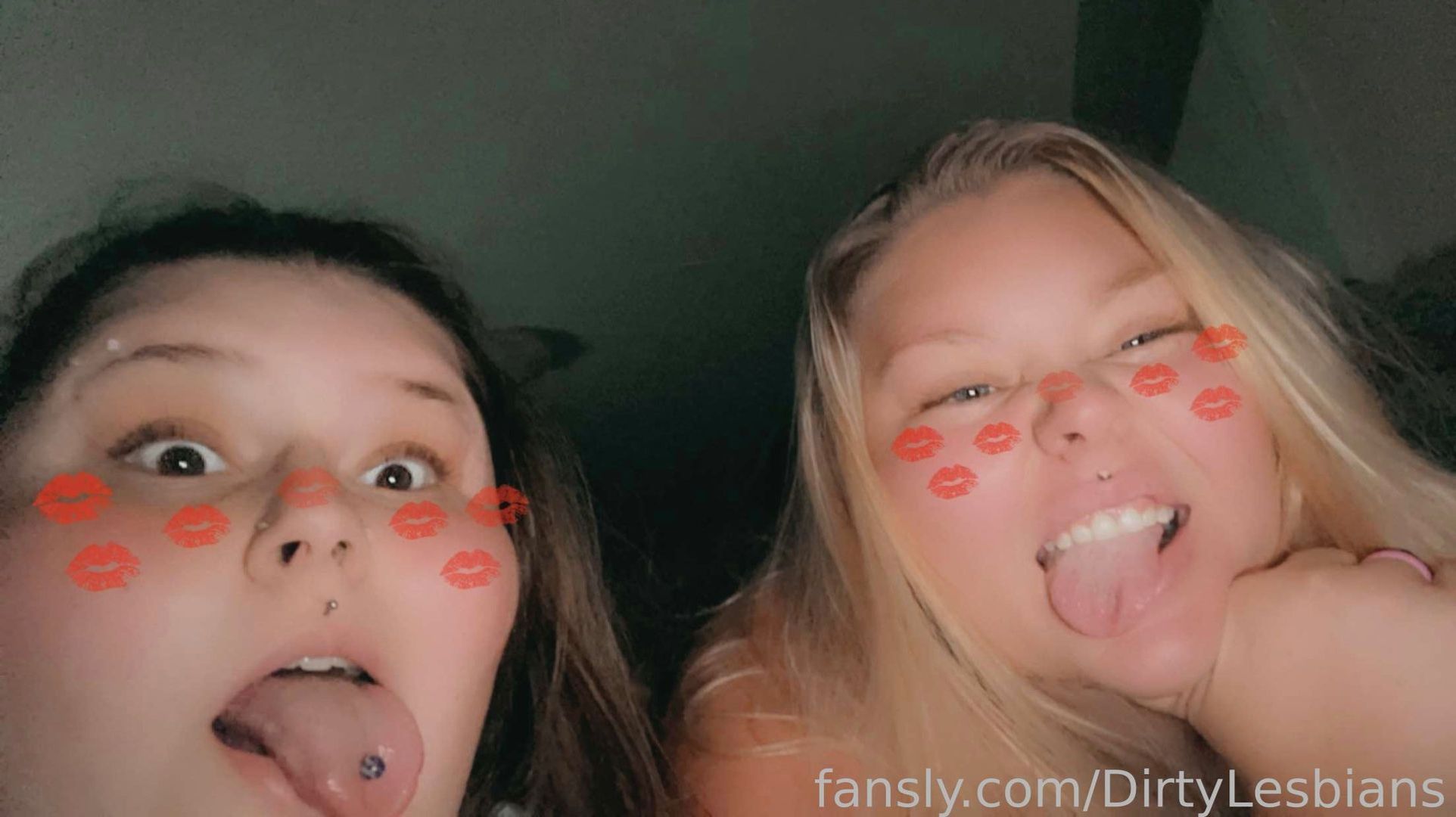 fansly Dirty Lesbians profile banner  
