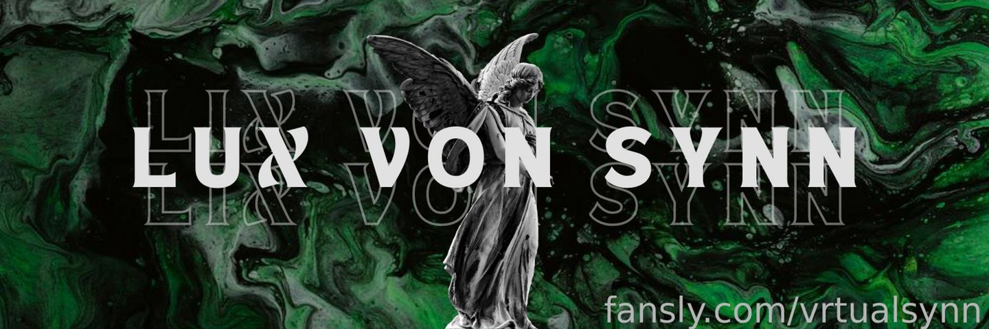 fansly Lux Von Synn profile banner  