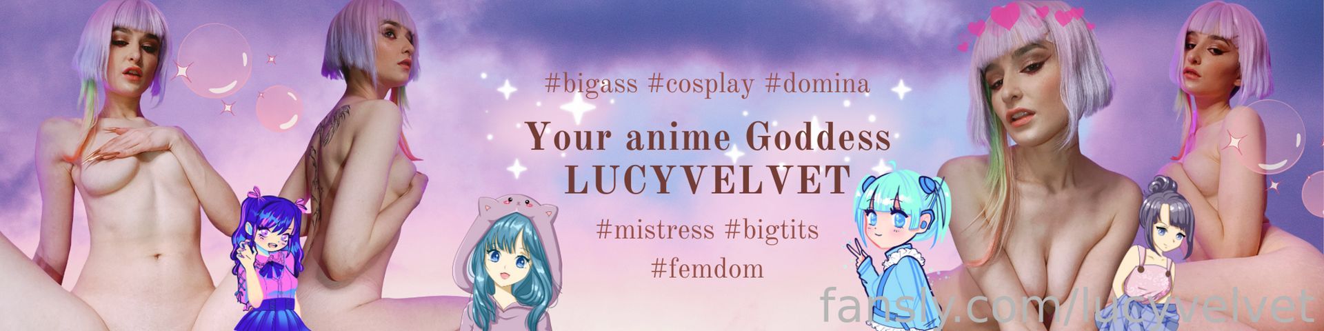fansly lucyvelvet profile banner
