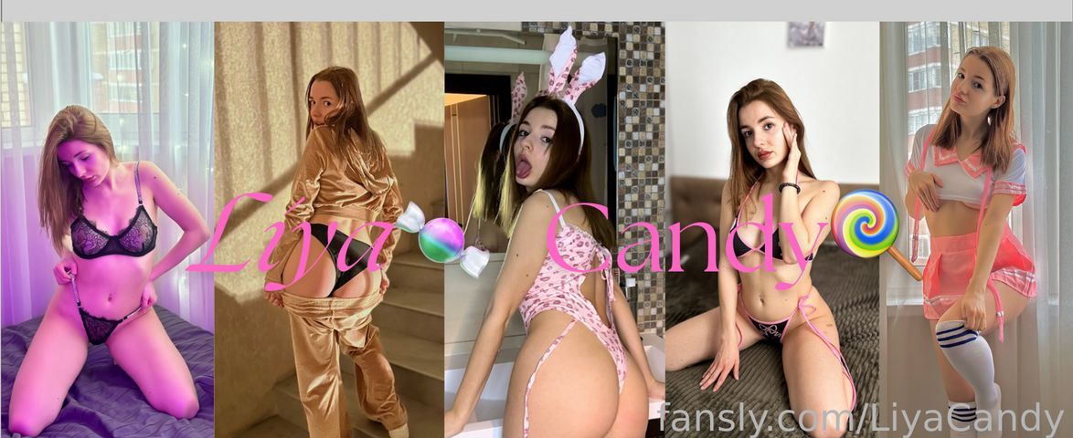 fansly LiyaCandy profile banner  