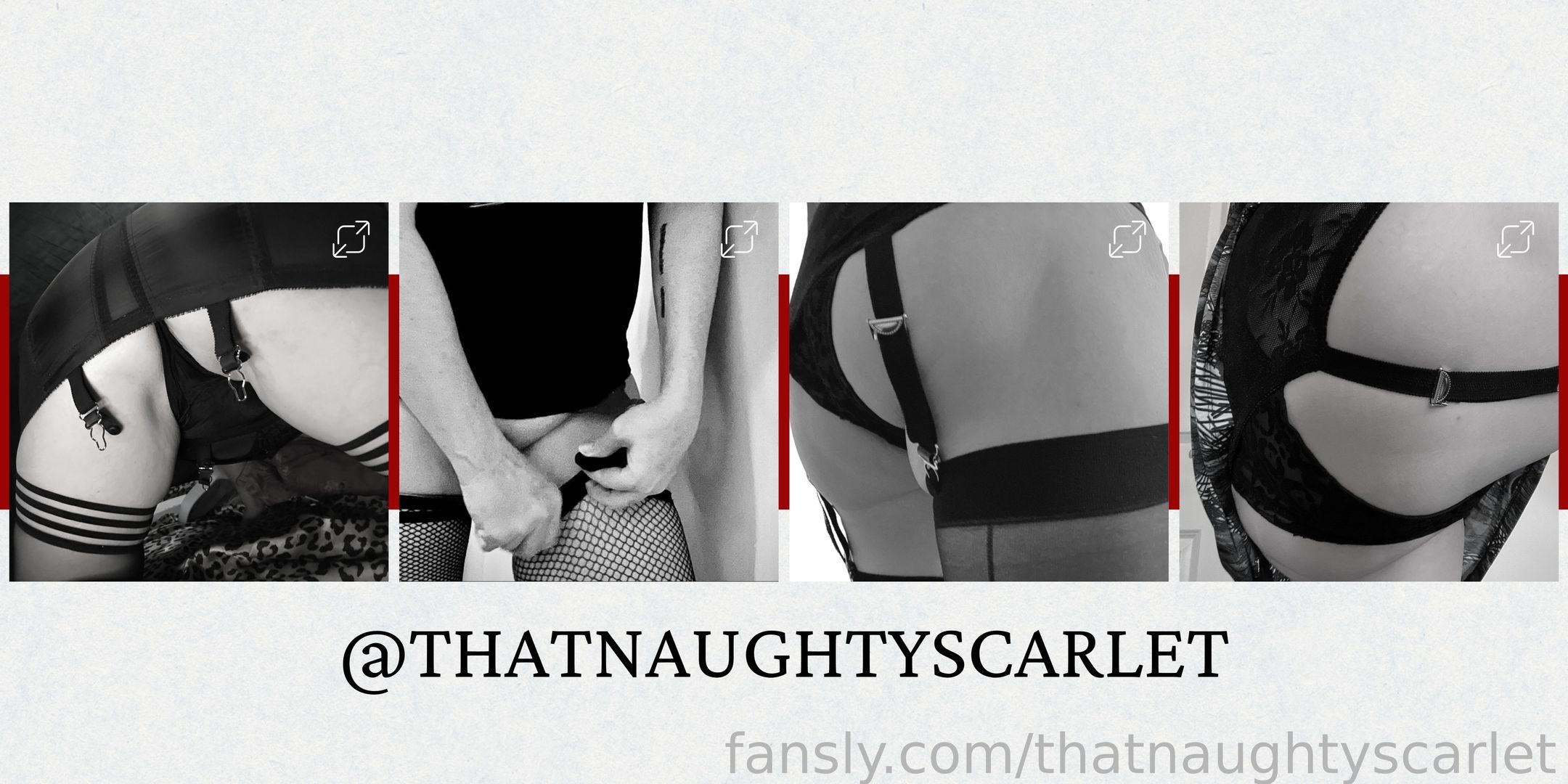 fansly That Naughty Scarlet profile banner  