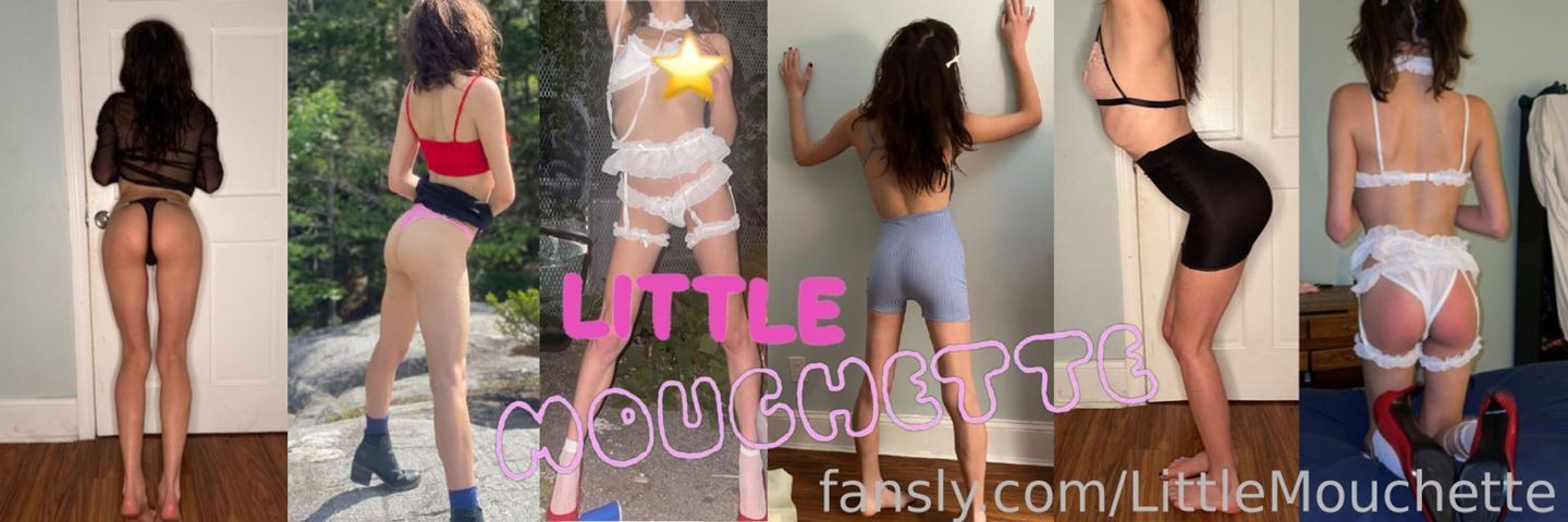 fansly LittleMouchette profile banner  