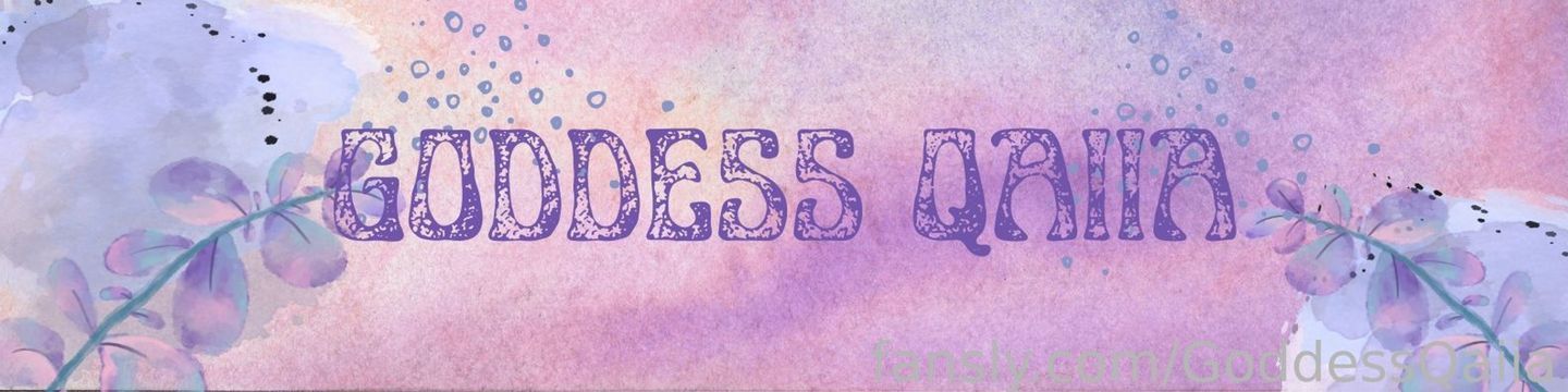 fansly Goddess Qaiia profile banner  