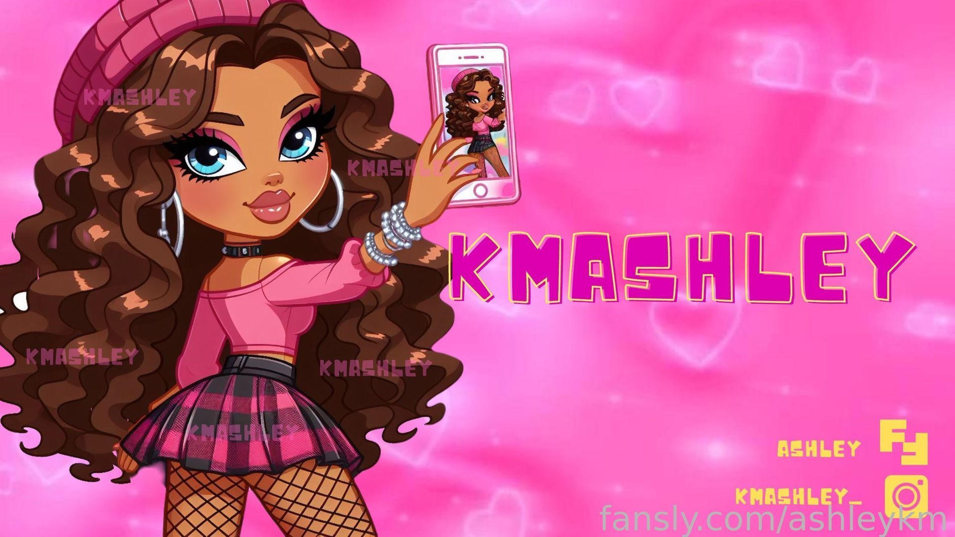 fansly KM Ashley profile banner  