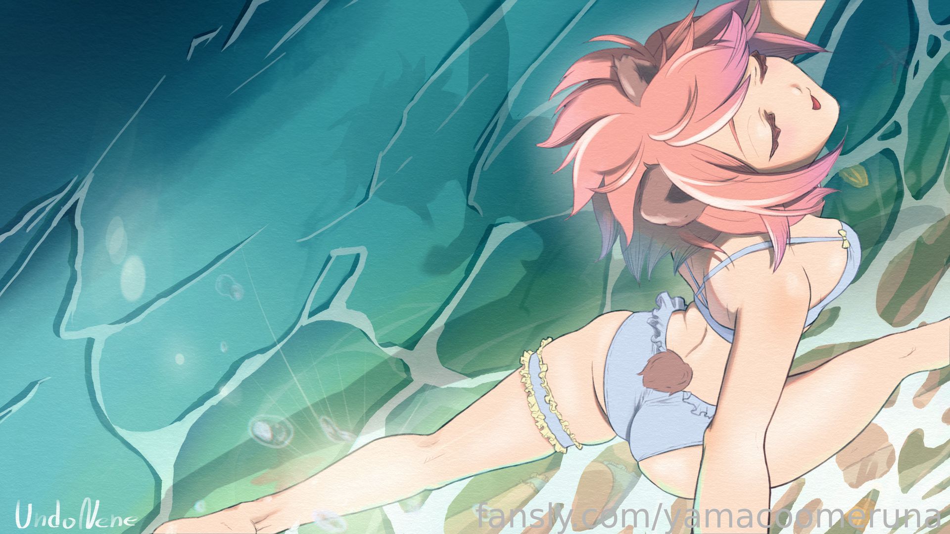 fansly Una  profile banner  