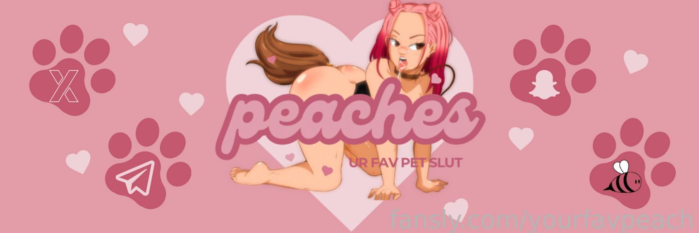 fansly Peaches πΎ profile banner