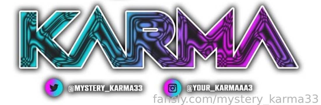 fansly ♥️ Karma’s VIP page  profile banner  