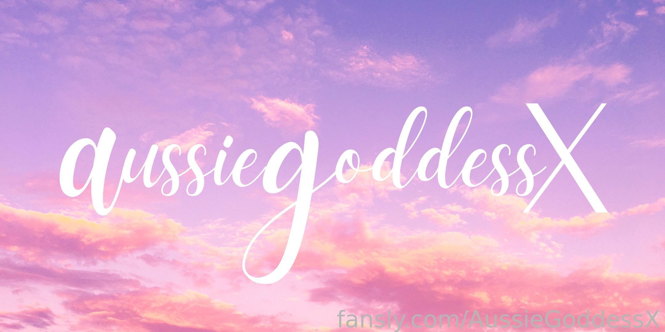fansly AussieGoddessX profile banner  