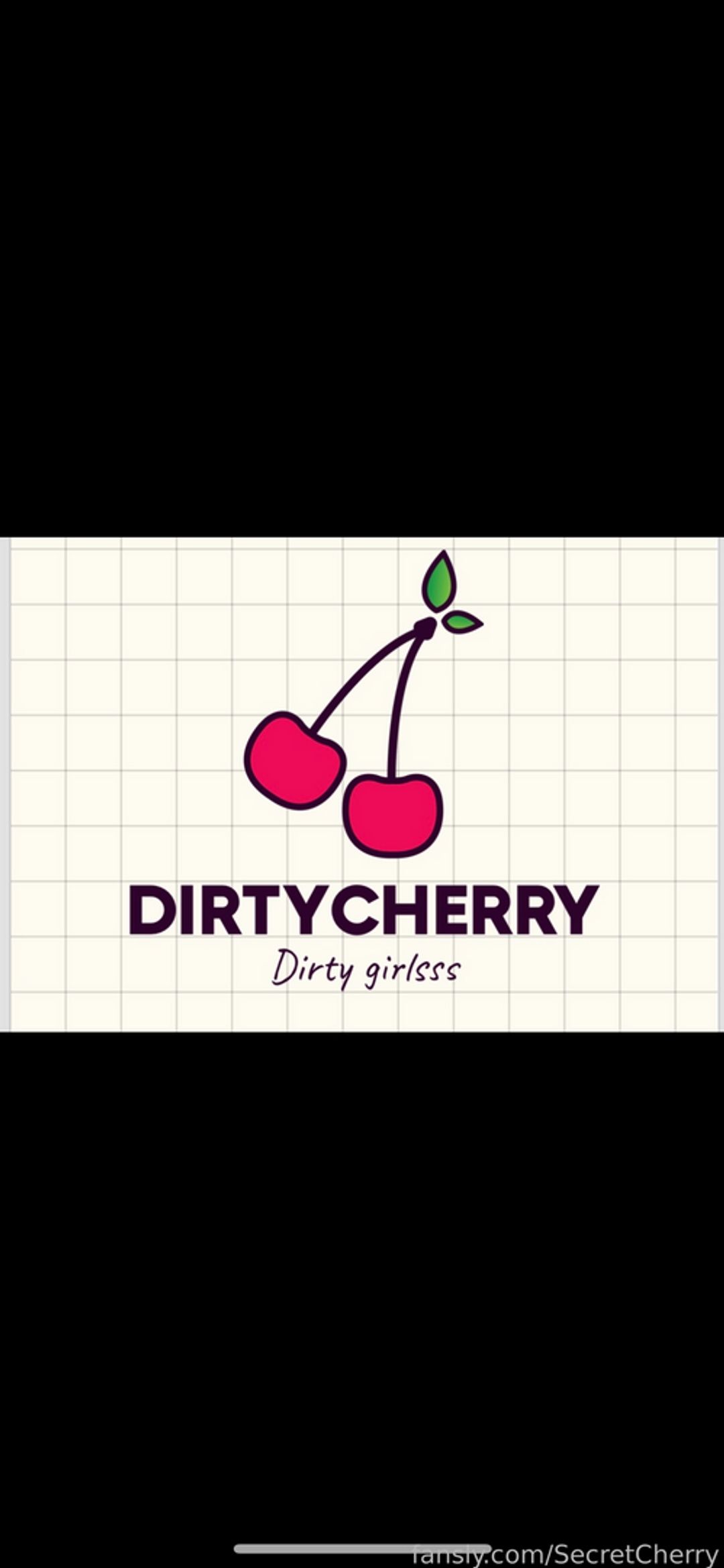 fansly SecretCherry profile banner  