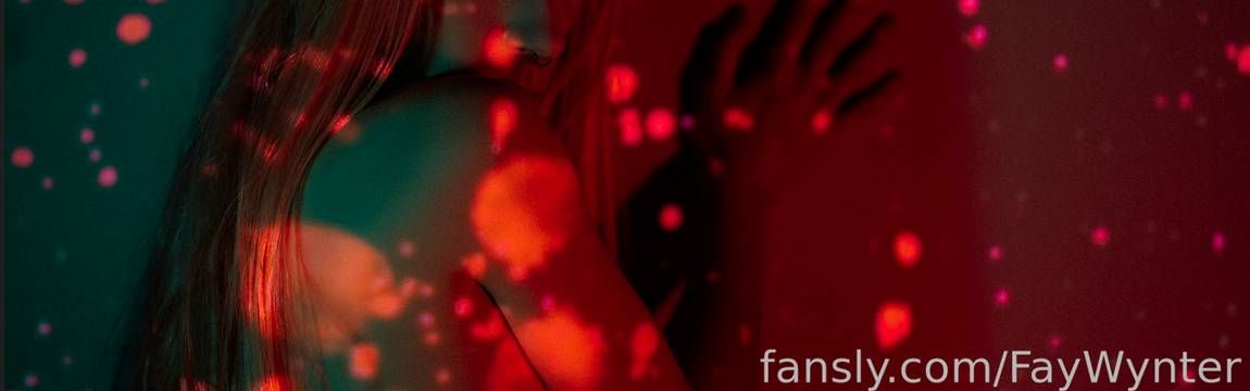 fansly FayWynter profile banner  