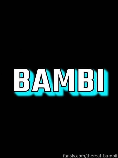 fansly Ms. Bambi profile banner  