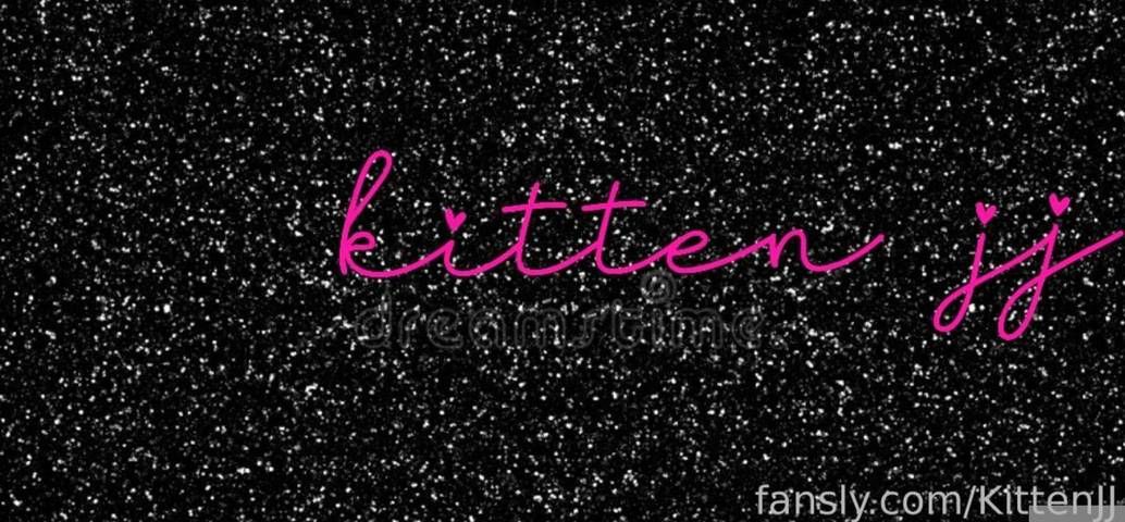 fansly KittenJJ  profile banner  