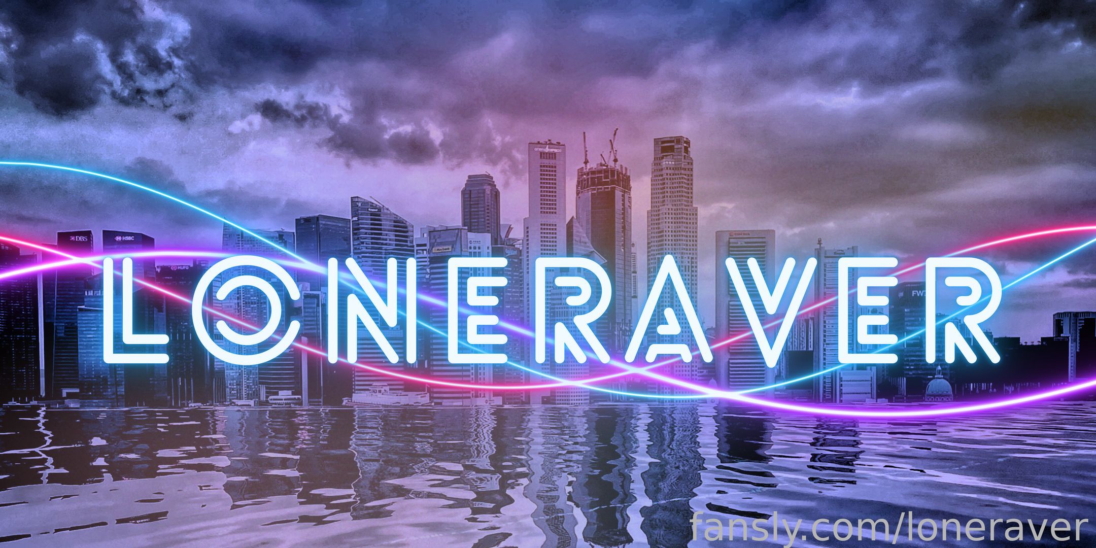 fansly Lone Raver profile banner  