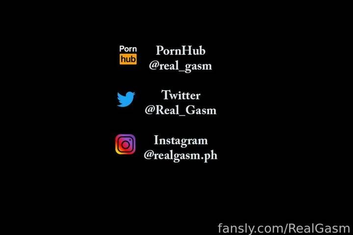 fansly RealGasm profile banner  