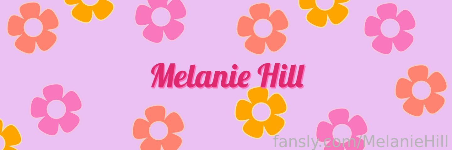 fansly Melanie Hill profile banner  