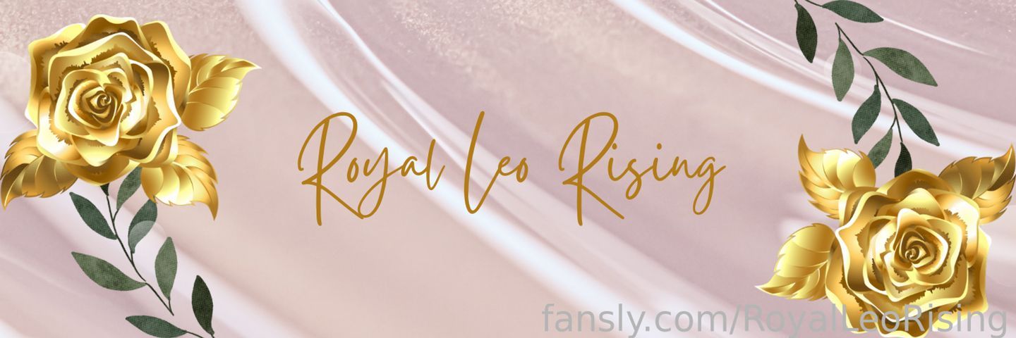 fansly RoyalLeoRising profile banner  
