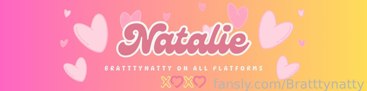 fansly Natty 🍒 profile banner  