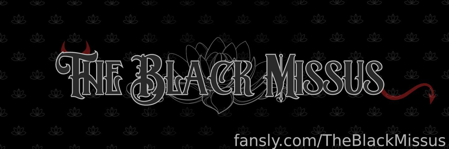 fansly TheBlackMissus profile banner  