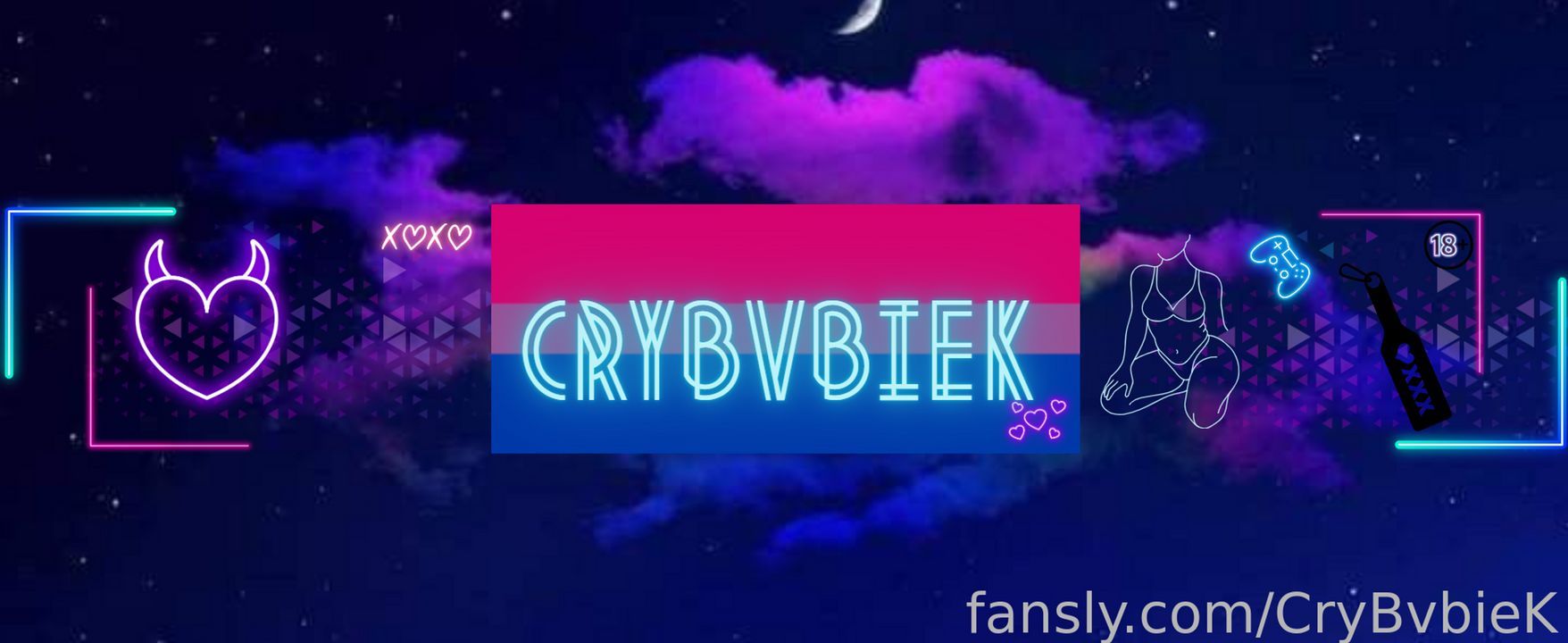 fansly CryBvbieK profile banner  