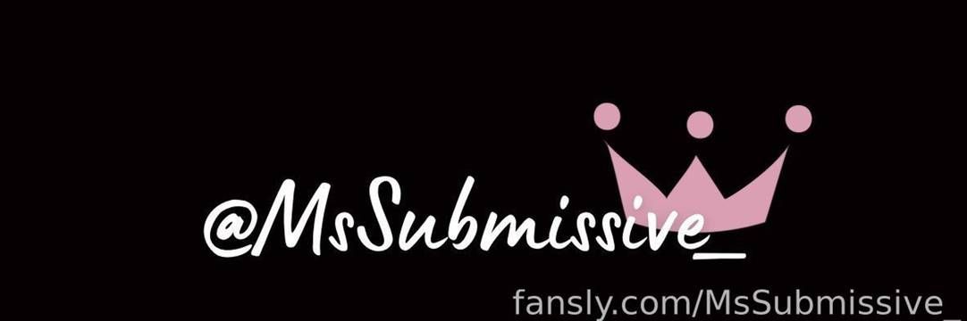 fansly Little Ms Submissive profile banner  