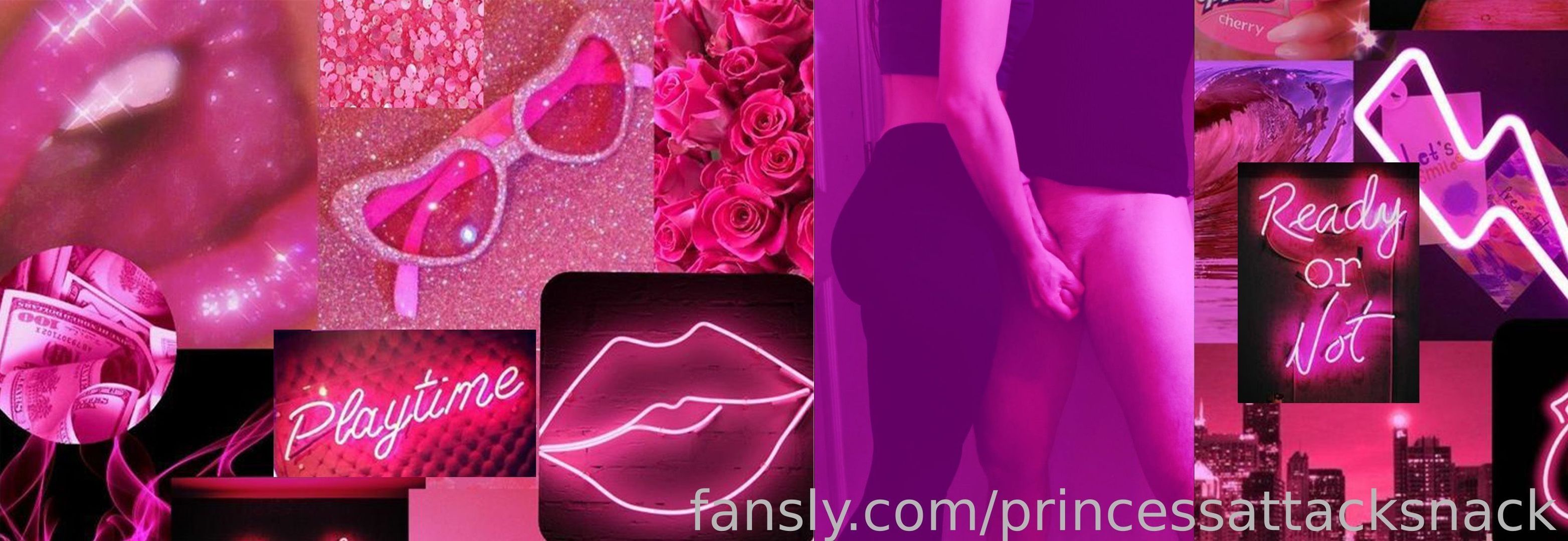 fansly princessattacksnack profile banner  