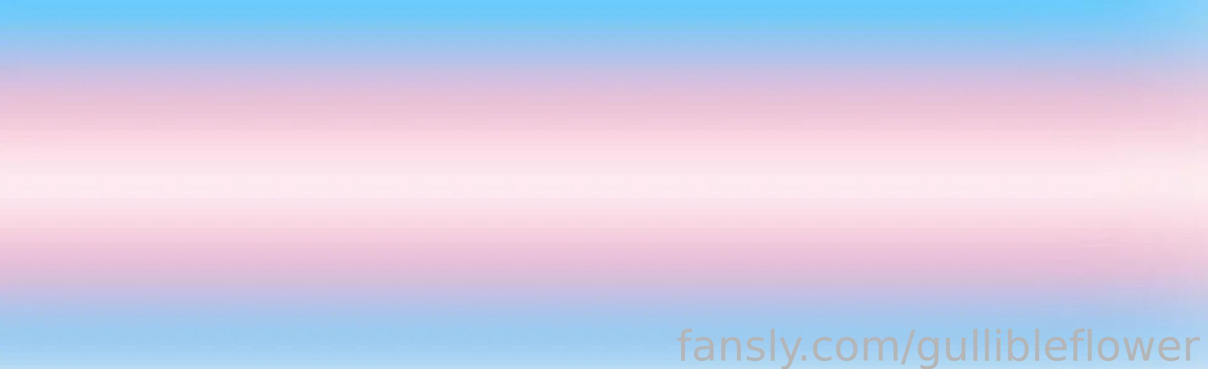 fansly gullibleflower profile banner  