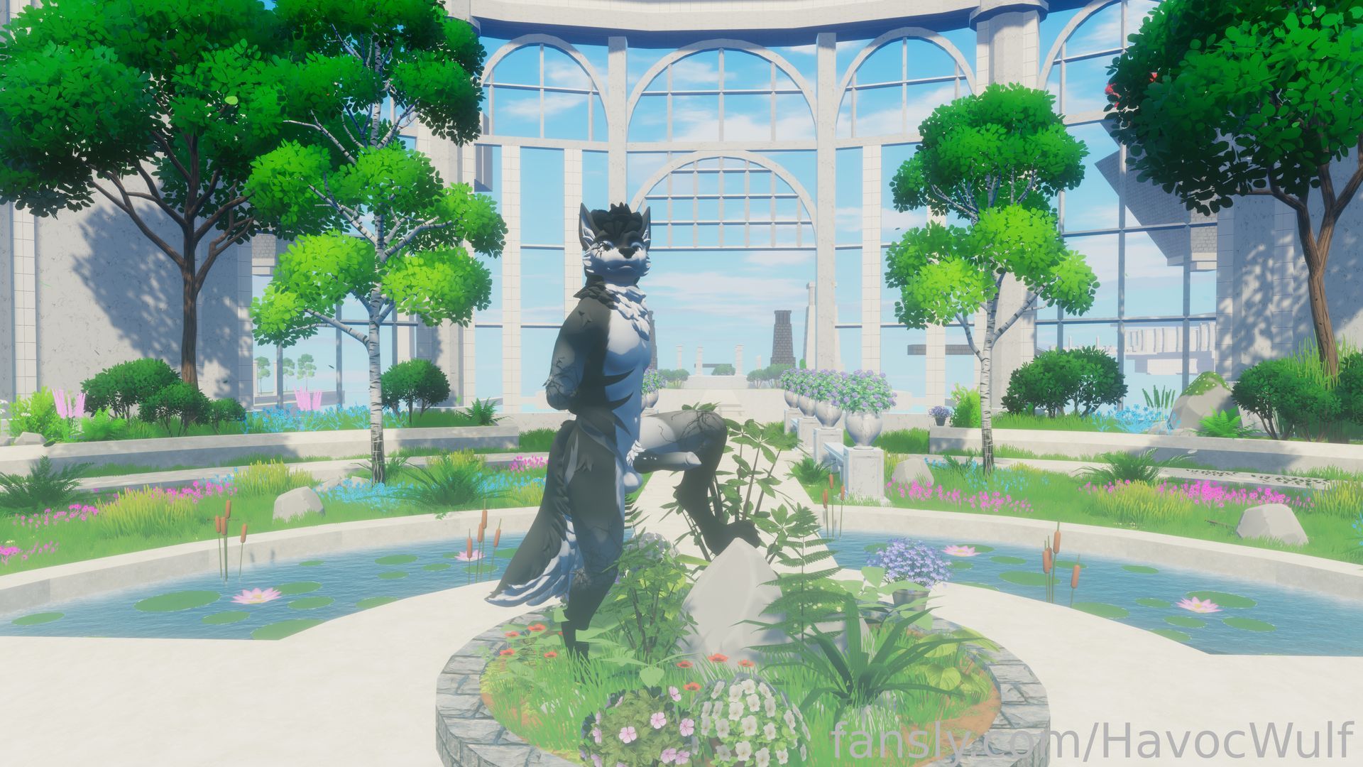 fansly HavocWulf profile banner  