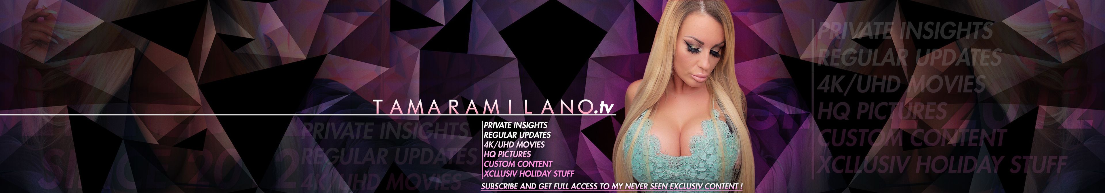 onlyfans TamaraMilano profile banner  