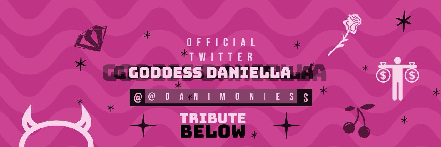 onlyfans Goddess Daniella ♛ profile banner  