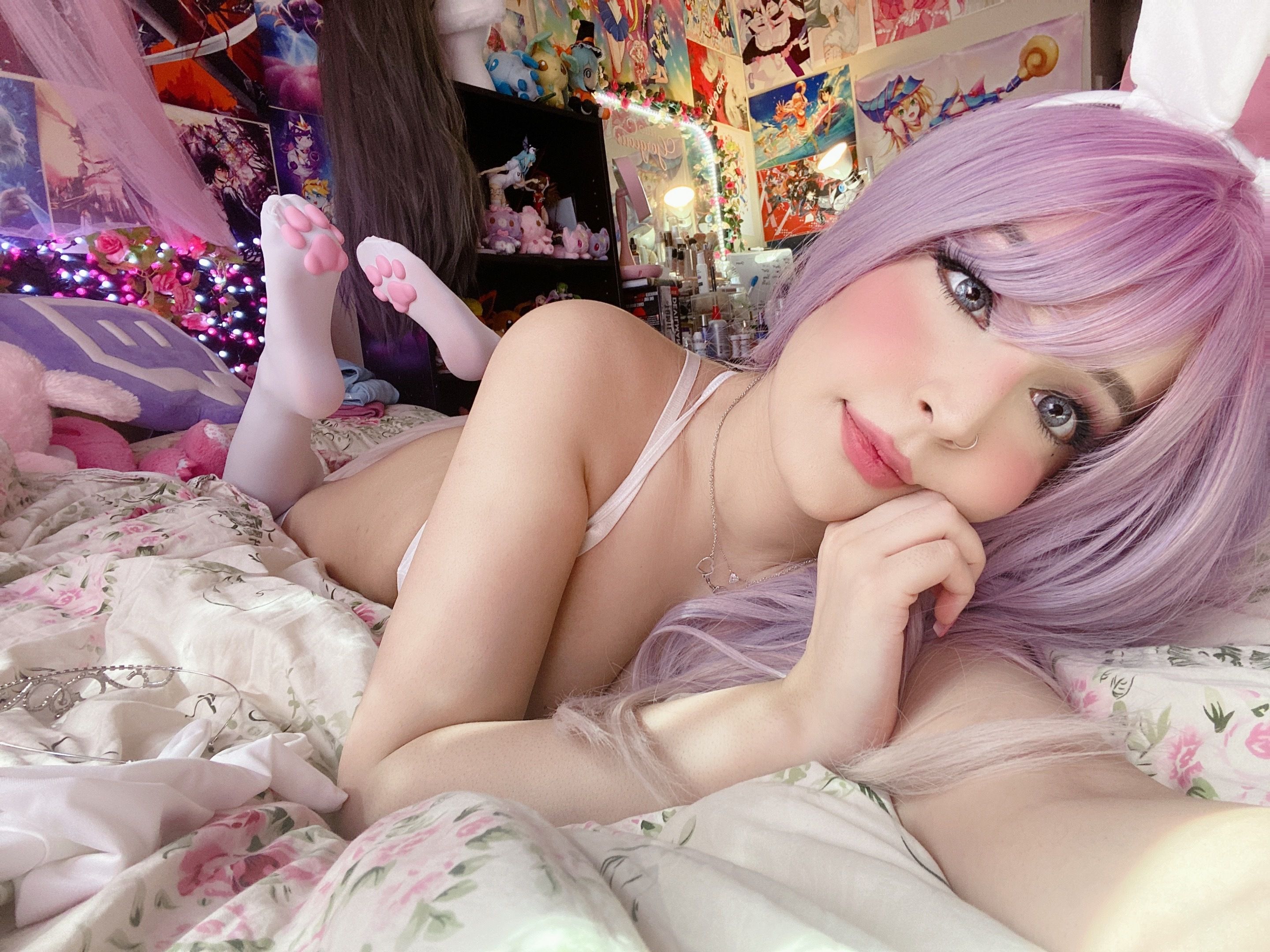 onlyfans 🌸 kitten 🌸 pink princess profile banner  