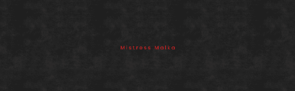 onlyfans MistressMalka profile banner  