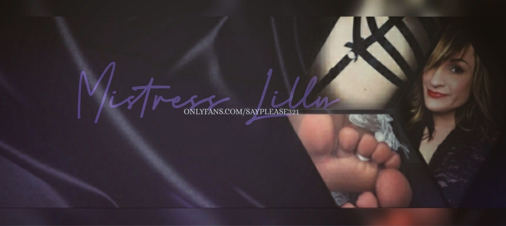onlyfans 💋Mistress Lilly🖤 profile banner  