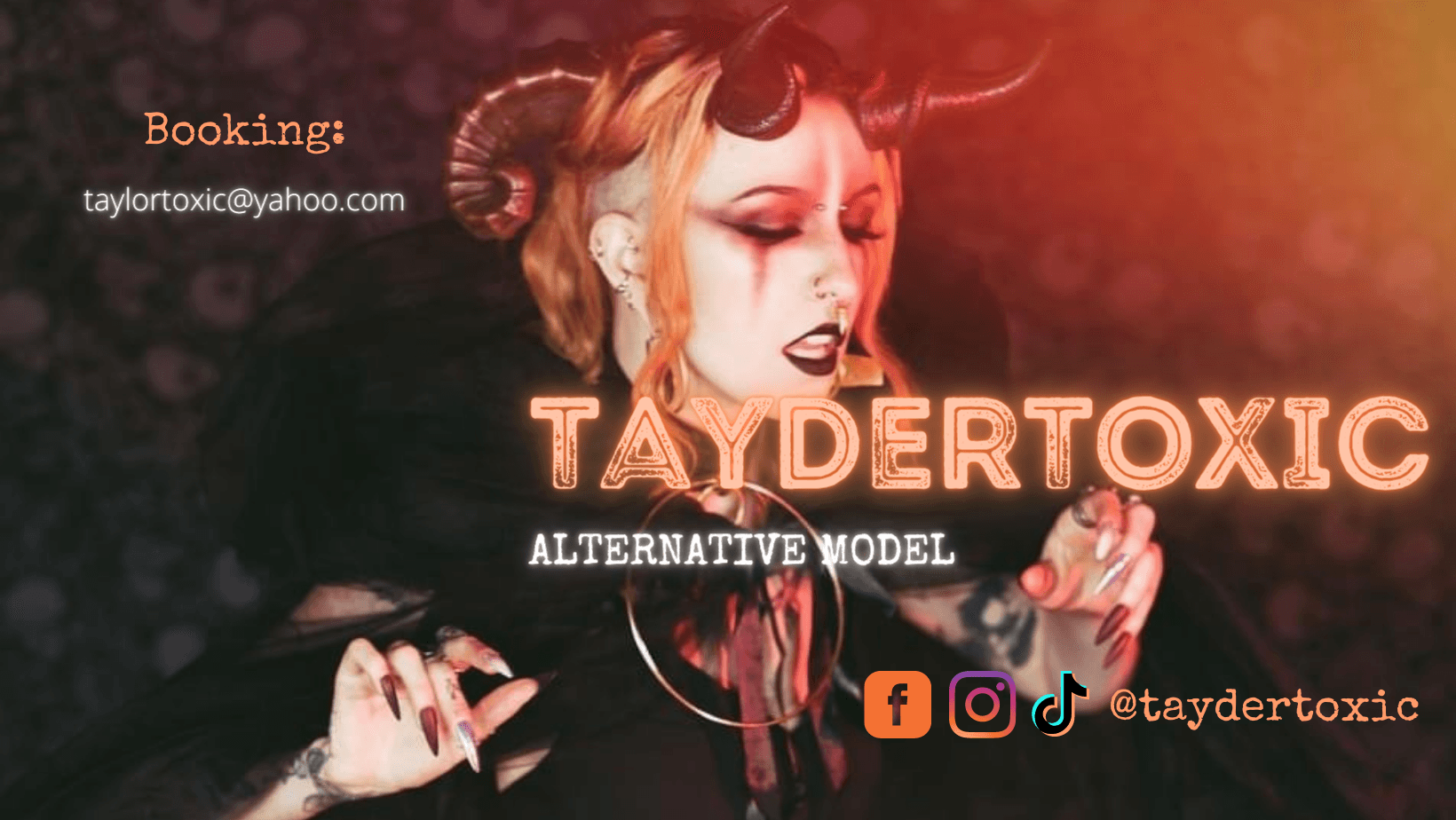 onlyfans TayderToxic profile banner