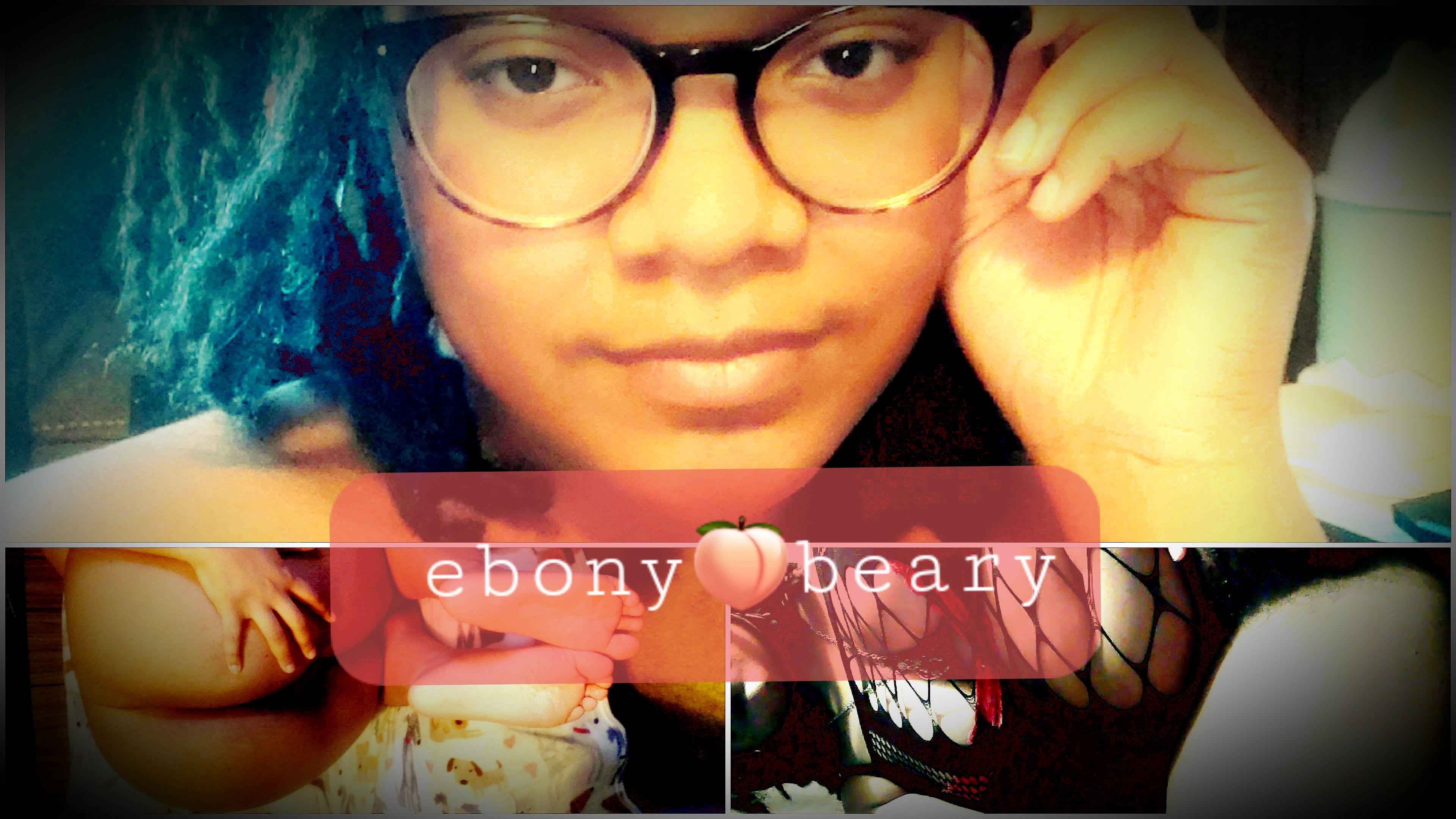 onlyfans 🍑Ebony🍑Beary🍑 profile banner  